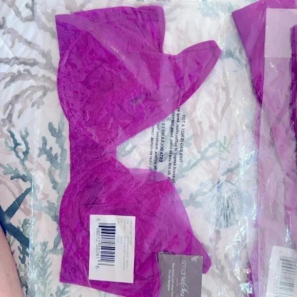 smart & Sexy New Sheer Mesh Bra Purple/Fierce Violet
Brand new in package! - Picture 8 of 9